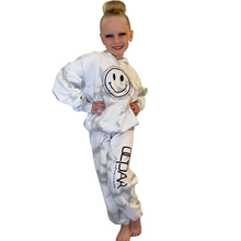 Load image into Gallery viewer, New Hand Painted Tie Dye Hoodies with Happy Face
