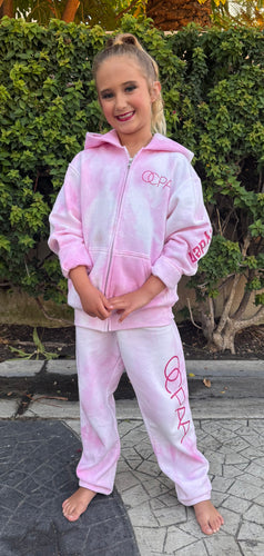 New Tie Dye Zip Hoodie with new OCPAA Logo