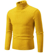Load image into Gallery viewer, Men's Turtleneck Knitted Sweater