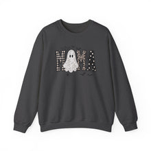 Load image into Gallery viewer, Mama Halloween ghost sweatshirt | Spooky Mama crewneck, spiderweb bats