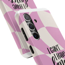 Load image into Gallery viewer, I Can't, I Have Dance -Pink Swirl Protective Cover
