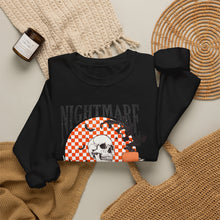 Load image into Gallery viewer, Nightmare Before Coffee Sweatshirt — Skeleton Coffee Crewneck