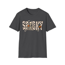 Load image into Gallery viewer, Spooky Skeleton Halloween Full Length T-Shirt