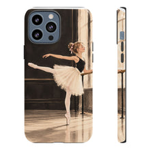 Load image into Gallery viewer, Ballet Dancer Phone Case — Vintage Ballet Pointe Art Protective Phone Cover