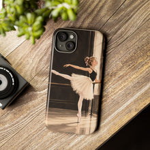 Load image into Gallery viewer, Ballet Dancer Phone Case — Vintage Ballet Pointe Art Protective Phone Cover