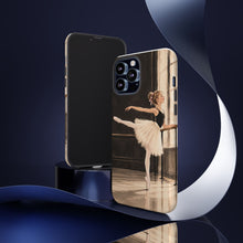 Load image into Gallery viewer, Ballet Dancer Phone Case — Vintage Ballet Pointe Art Protective Phone Cover