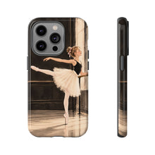 Load image into Gallery viewer, Ballet Dancer Phone Case — Vintage Ballet Pointe Art Protective Phone Cover
