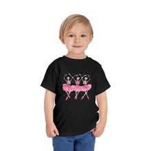 Load image into Gallery viewer, Toddler Tee - Pink Ballerina Skeletons Dance Graphic