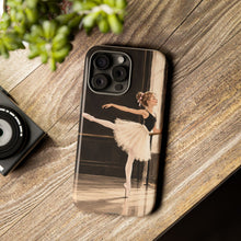 Load image into Gallery viewer, Ballet Dancer Phone Case — Vintage Ballet Pointe Art Protective Phone Cover