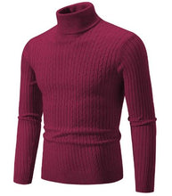 Load image into Gallery viewer, Men's Turtleneck Knitted Sweater