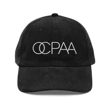 Load image into Gallery viewer, Corduroy Baseball Cap with OCPAA Logo