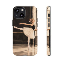 Load image into Gallery viewer, Ballet Dancer Phone Case — Vintage Ballet Pointe Art Protective Phone Cover