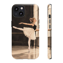 Load image into Gallery viewer, Ballet Dancer Phone Case — Vintage Ballet Pointe Art Protective Phone Cover