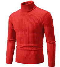 Load image into Gallery viewer, Men's Turtleneck Knitted Sweater
