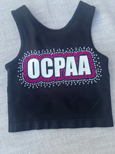 Load image into Gallery viewer, NEW 2027 OCPAA Logo Bling Crop Top