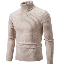 Load image into Gallery viewer, Men's Turtleneck Knitted Sweater
