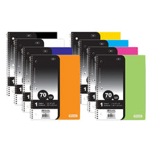 Load image into Gallery viewer, C/R 70 Ct. 1-Subject Poly Cover Spiral Notebook, College Ruled