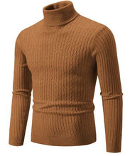Load image into Gallery viewer, Men's Turtleneck Knitted Sweater