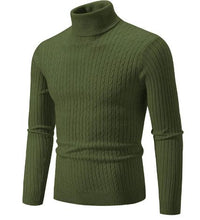 Load image into Gallery viewer, Men's Turtleneck Knitted Sweater