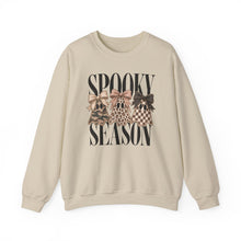 Load image into Gallery viewer, Spooky Season ghosts graphic Sweatshirt | Halloween pumpkin bow design