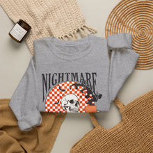 Load image into Gallery viewer, Nightmare Before Coffee Sweatshirt — Skeleton Coffee Crewneck