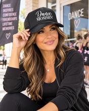 Load image into Gallery viewer, Dance Mom Trucker Hat - 'Dance Mommin'' Mesh Foam Cap