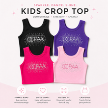 Load image into Gallery viewer, NEW OCPAA Logo Bling Crop Top