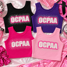 Load image into Gallery viewer, NEW 2027 OCPAA Logo Bling Crop Top