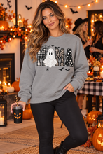 Load image into Gallery viewer, Mama Ghost Halloween Sweatshirt — Cute Spooky Mama Pullover