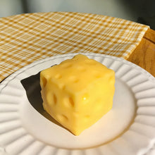 Load image into Gallery viewer, Squishy Square Cheese Squeeze Toys Slow Rebound Push Stress Relief Sensory Toy Soft Butter Cheese Fidget Toy Christmas Present