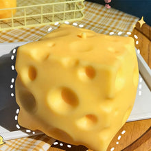 Load image into Gallery viewer, Squishy Square Cheese Squeeze Toys Slow Rebound Push Stress Relief Sensory Toy Soft Butter Cheese Fidget Toy Christmas Present