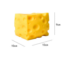 Load image into Gallery viewer, Squishy Square Cheese Squeeze Toys Slow Rebound Push Stress Relief Sensory Toy Soft Butter Cheese Fidget Toy Christmas Present