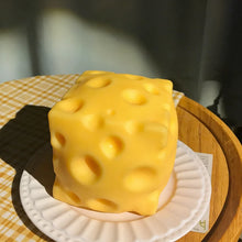 Load image into Gallery viewer, Squishy Square Cheese Squeeze Toys Slow Rebound Push Stress Relief Sensory Toy Soft Butter Cheese Fidget Toy Christmas Present