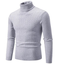 Load image into Gallery viewer, Men's Turtleneck Knitted Sweater