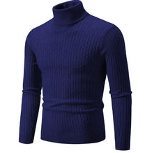 Load image into Gallery viewer, Men's Turtleneck Knitted Sweater