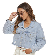 Load image into Gallery viewer, OCPAA Patch Jean Jacket