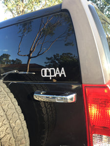 NEW OCPAA Car Decal Sticker