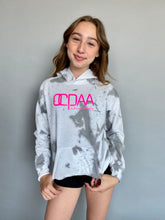 Load image into Gallery viewer, New OCPAA Tie Dye Hoodie with Neon Logo