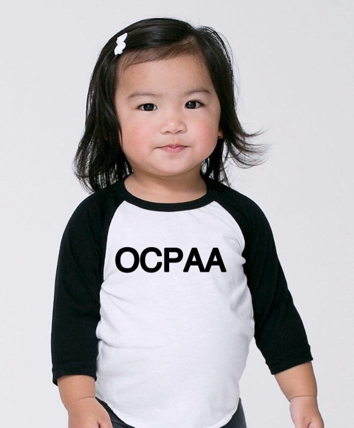 OCPAA Raglan 3/4 Sleeve T-shirt - Studio Fix Boutique

